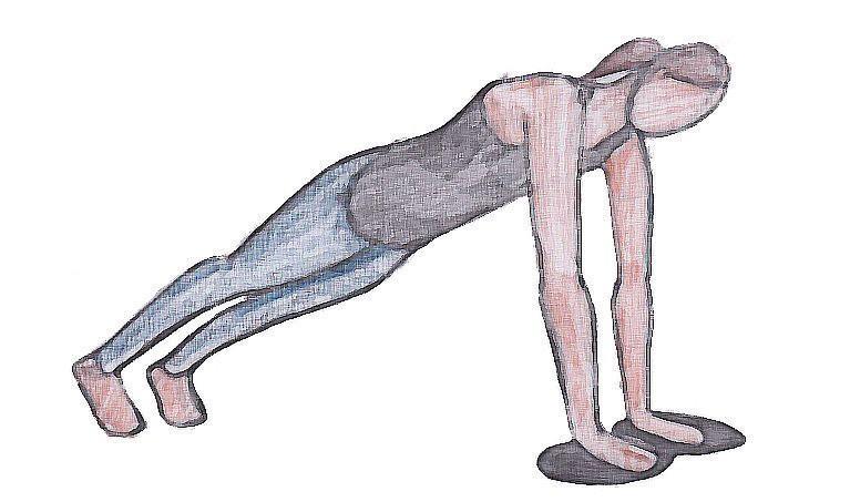 10. Plank Arm Circles With Sliders Sliding Arm Circles: For a move that will work your arms and your abs, try the sliding arm circles.