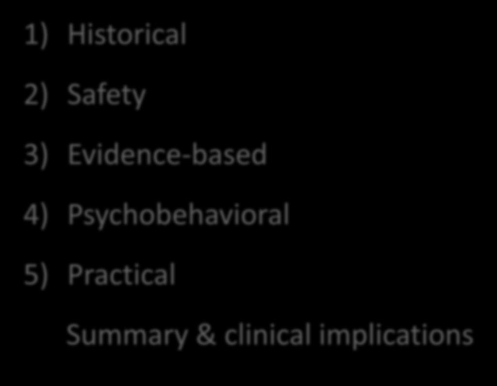 Psychobehavioral 5) Practical Summary