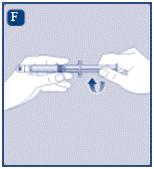 If you cannot use it immediately after it has been reconstituted, you should store it in the vial with the vial adapter and syringe still attached in a