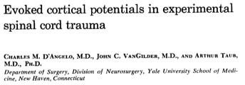 ; and JOUVINROUX, P.: Functional Monitoring of Spinal Cord Activity During Spinal Surgery. Clin. Orthop., 93:173-178, 1973.