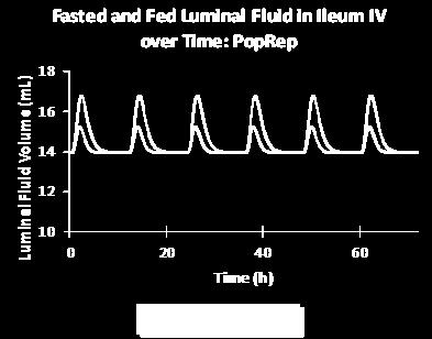 fluid,stomach, t=0 = Fluid in Food + Fluid