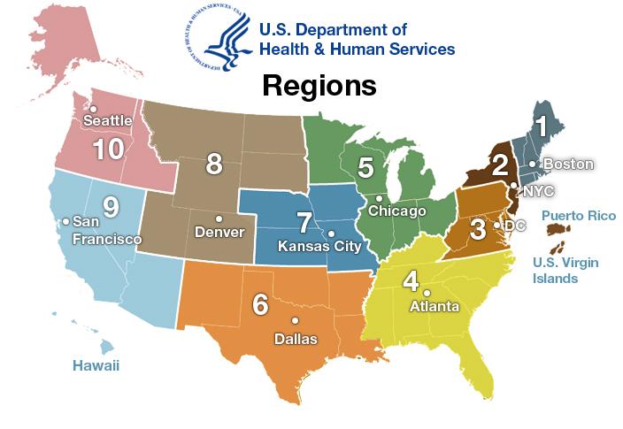 Comparing with the division of hhs regions, we can conclude that lab test records are more dense in east coast regions. The data volume for northwest regions was smaller at that time.