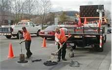 Include costs of: cleanup such as street sweeping after storms.