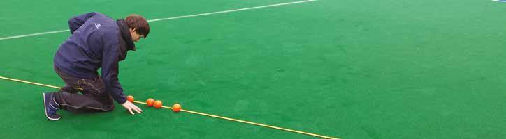 includes checks to confirm the field has been built to the dimensions, line marking, slope and surface drainage requirements of the FIH.