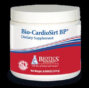 Cardiometabolic Support from Biotics Research Bio-CardioSirt BP Product Number: 2905 (8oz) Bio-CardioSirt BP supplies a unique, patented (US 9,642,885 B2) combination of seven (7) key micronutrients