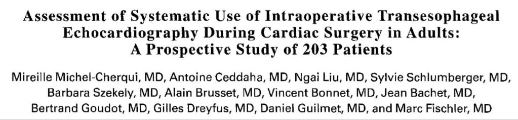 Conclusions : Pre-cardiopulmonary bypass imaging yielded unsuspected findings in 26 patients (12.