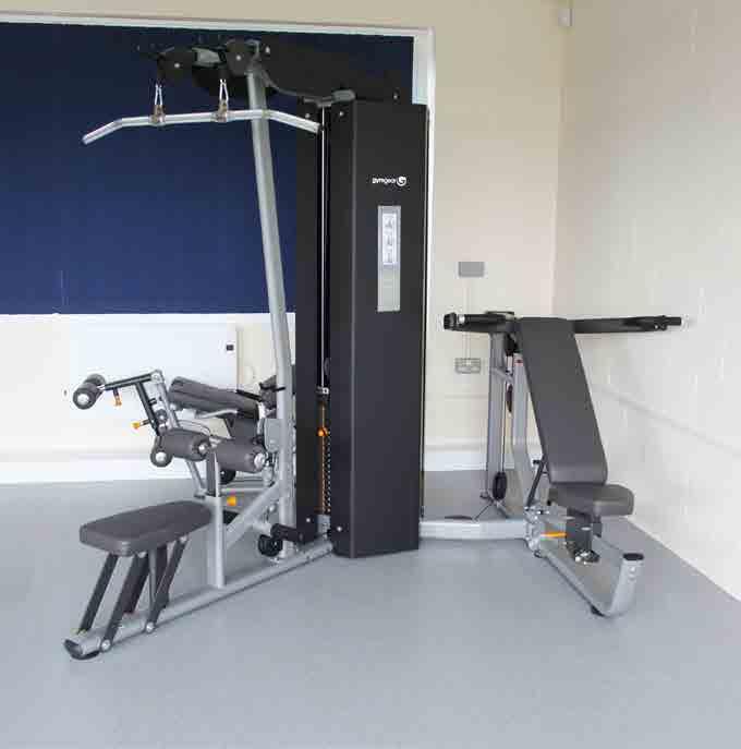 Space Saving Design - The space saving design ensures that the 3 station multi gym will offer a large amount of variety to your