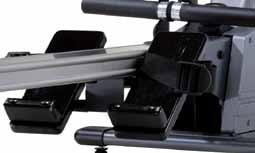 Large, contoured seat provides maximum comfort Aluminum guide rail and seat for smooth, stable rowing Built