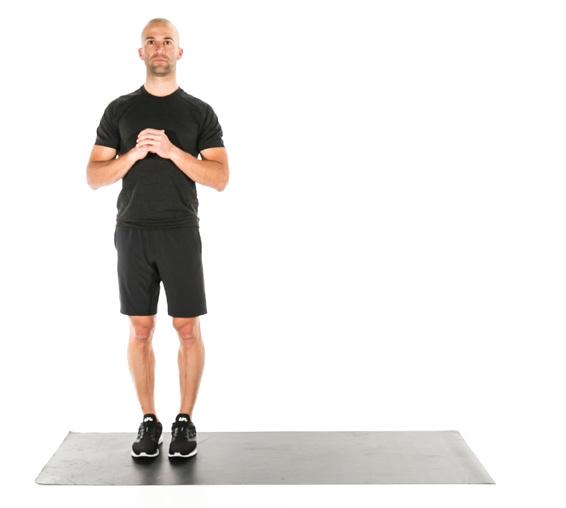 Warm-up SIDE LUNGE 45 SEC Stand as tall as you can with your