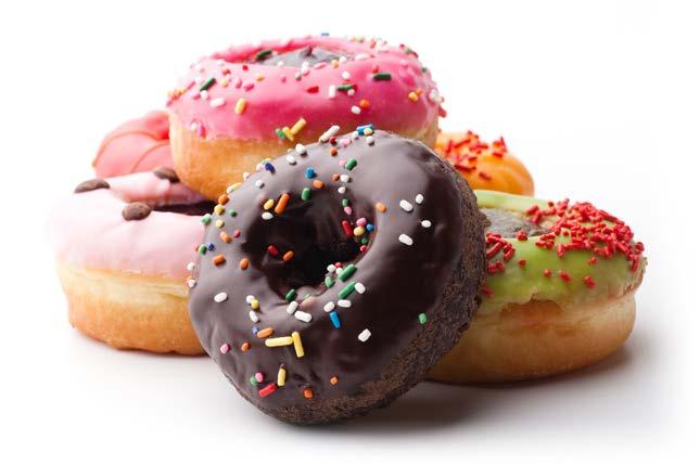 Donuts fit tip: When eating a sweet treat, only eat a little.
