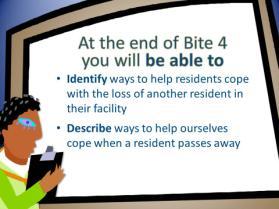 Bite 4: Community Response to Death Activity: Read Objectives At the end of this bite you