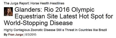 Headlines only a year from Rio!