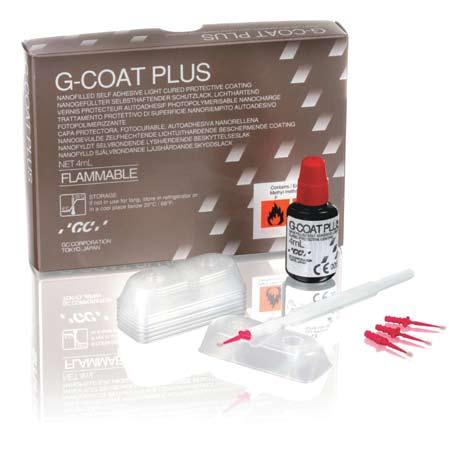 G-COAT PLUS CONTAINS Bottle G-COAT PLUS 4ml (1) Disposable dispensing dishes (20) Microtip applicator (50) Applicator holder (1) GC Asia Dental Pte