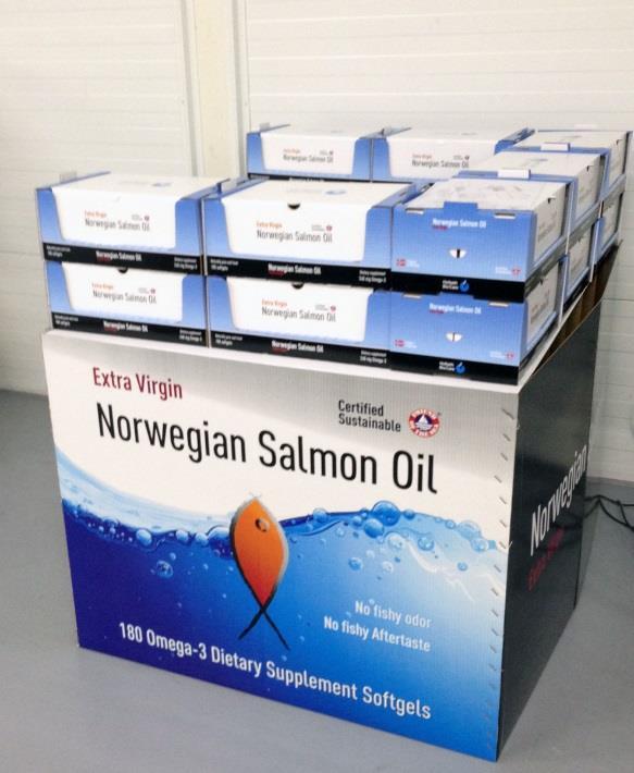 Recent headlights Sales and launch activities in several markets Increased financing facility to MNOK 65 Elected new Board of Directors Salmon oil patent granted in Singapore Received ethics