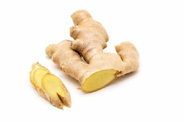 It can also act as an anti-inflammatory and help regulate the inflammatory process. GINGER Ginger gets its unique flavour and fragrance from its natural oil gingerol.