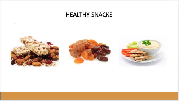 Here are some other ideas of yummy snacks you can eat!