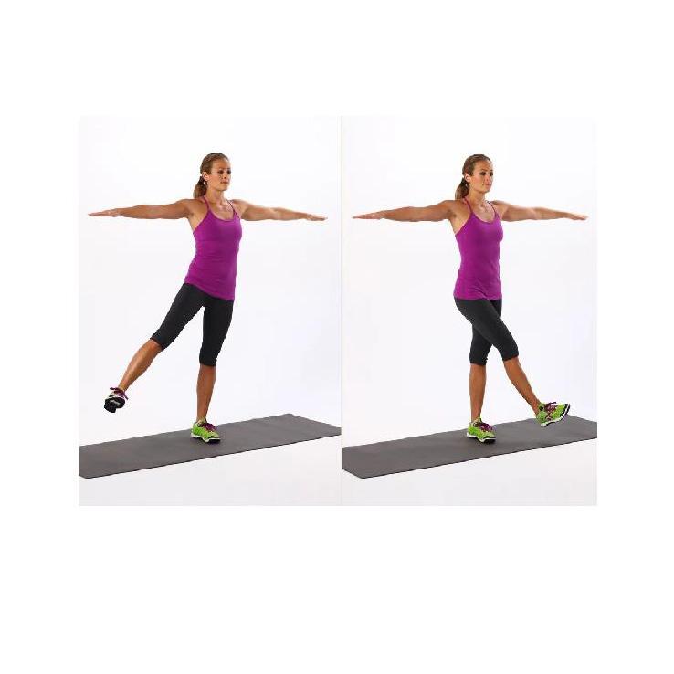Have a go at these dynamic exercises below - remember why you re here! Jog on the spot! Your thighs should be parallel with the ground. Move your arms as you jog.