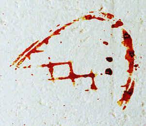 Transfer or Contact Bloodstains These patterns are created when a wet, bloody object comes in contact with a target