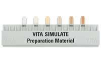 RealLife Shade taking Shade taking - stump VITA SIMULATE Preparation Material VITA SIMULATE Preparation Material is a light curing composite for the fabrication of artificial dies to simulate the