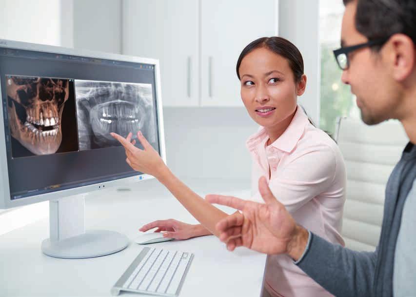 8/9 Modern design Software platform for all Dentsply Sirona X-ray units Working digitally is now so easy Intuitive