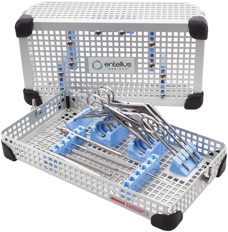 MiniFESS surgical instruments Entellus Medical shaver system Shown: CST-1000 and PASS-100 combined Surgical instrument set CST-1000 Includes 1 Blakesley thru-cut forceps (straight, 45 ), 1 Takahashi