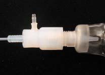 These spray chambers can be used with any 6mm nebulizer, including Micro-Flow PFA Nebulizers, PolyPro Nebulizers, and glass concentric nebulizers.