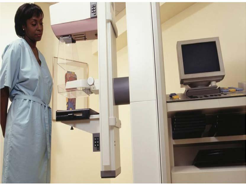 Potential Mammography Issues for Women with Disabilities Women with disabilities may need more than one technician to help them access a mammogram machine WWD may not be able to stand for the amount