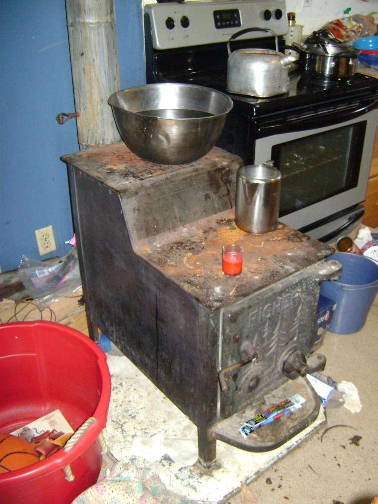 Older stoves may not burn efficiently.