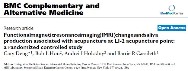 , MD,PhD Acupuncture at Left LI-2 ROI volume (cm3) 35