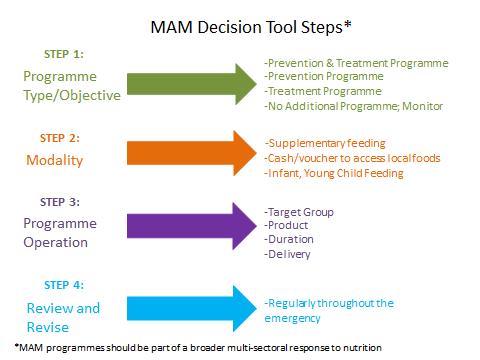 the programme type. In section B, the decision-making steps for modality and programme operation are presented for each programme type.