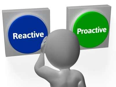 Proactive Approach Being prepared Cyclical Reactive Approach Let s address Most people