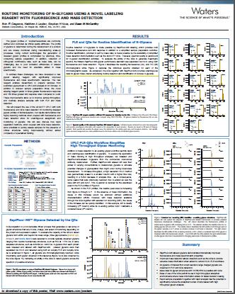Poster WCBP 2015 Poster P-206-W Routine Monitoring of N-Glycans Using a Novel