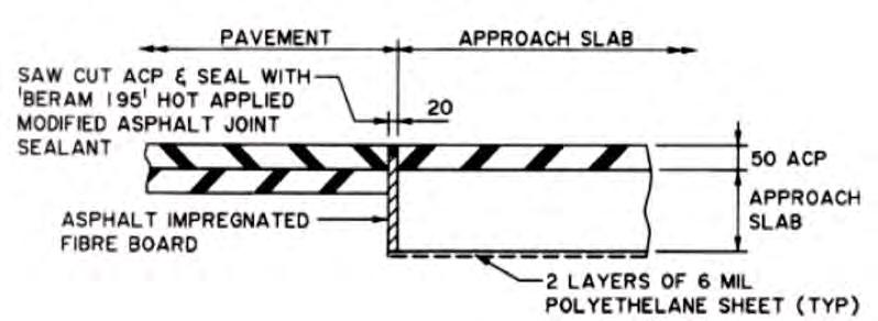 3.4 Expansion Joints for Integral Bridge Abutments The Alberta Transportation Board s (2003) guidelines on the design of integral abutments suggests that integral abutment bridges do not completely
