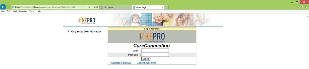 Submitting Laboratory Requests 1. Go to https://providerportal.kepro.com and enter your login and password. 2. Click on the AUM manager tab. 3.