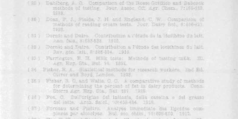 Chern. Soc., 44: 1107-1118. 1922. ( 26) Combs, W. B. and Coulter, S. T. Fat losses in buttermilk. Minn. Agr. Exp. Sta., Bul. 273. 1930. ( 27) Cruickshank, J. The iodine values of lecithins. Jour.