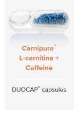 Formulation possibilities with patented DUOCAP capsules DUOCAP capsule-in-capsule combination concepts with Carnipure L-Carnitine DUOCAP - a