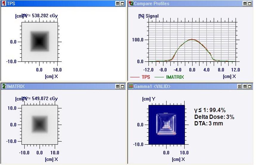 124 Sathiyan et al.: Dosimetry of 2D ion chamber array matrix 124 Ta b l e 1. Summary of the results of gamma pixel match.
