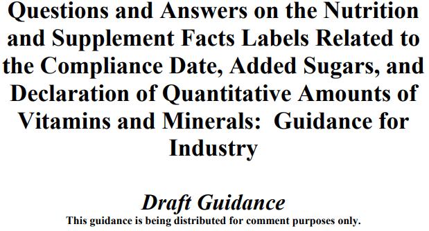 Added Sugars Draft Guidance - How to calculate the amount of added sugars in a fruit juice blend containing the juices of multiple fruits not reconstituted to 100 percent - 3 methods - Ingredients