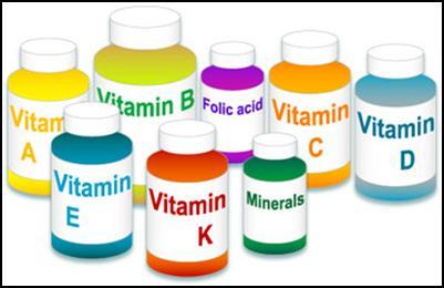 Micronutrients: Vitamins 59 Vitamins - Small But Potent Nutrients Naturally occurring organic substances needed by the body in small amounts Water-Soluble vs.