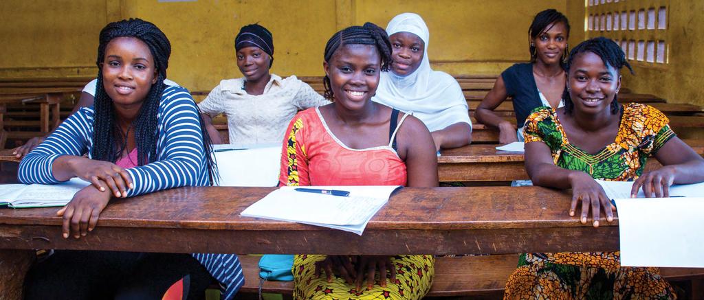 Supporting Girls Clubs In 2017, with UNFPA support, approximately 7,333 adolescents received life skills education in established Girls Clubs.