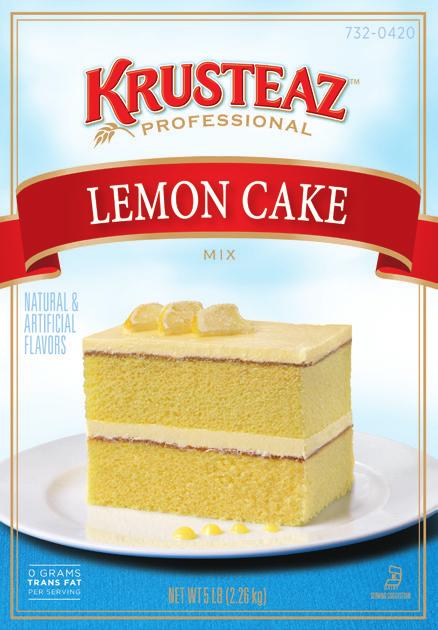 LEMON CAKE MIX Simply Add Water and Imagination!