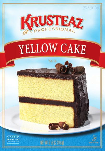 YELLOW CAKE MIX Simply Add Water and Imagination!