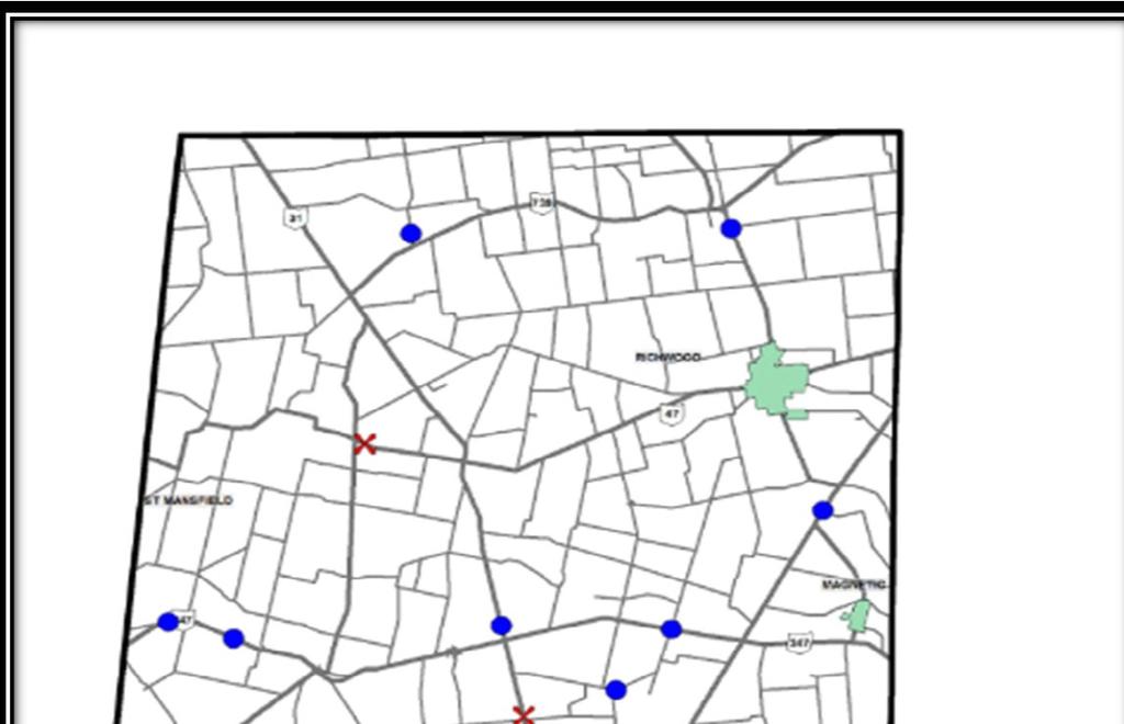Behavioral Risks Figure 9. Locations of Motor Vehicle Crashes in Union County, 2008-2010 Traffic Safety Motor vehicle crashes are a leading cause of unintentional Injuries.