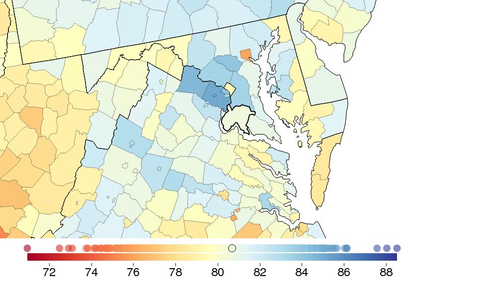 COUNTY PROFILE: Charles County, Maryland US COUNTY PERFORMANCE The Institute for Health Metrics and Evaluation (IHME) at the University of Washington analyzed the