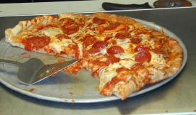 Itza Pizza Itza Pizza has thicker, better tasting crusts!