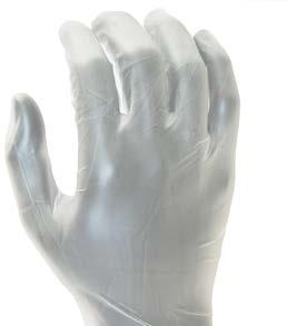 Dexterity Latex gloves fit tight on the hand, but have no memory to conform to a specific hand shape.