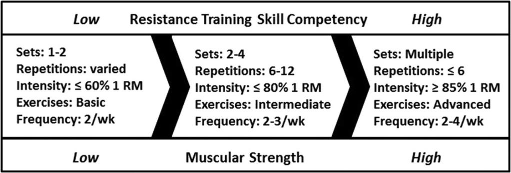 The ability to perform multijoint resistance exercises (e.g.