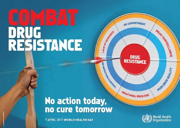 The moment to act is now Drug-Resistant Infection is a global health threat that undermines the progress made in the fight against infectious disease in the last