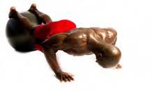kettlebell out and forward Bring the kettlebell back to your chest and press straight up