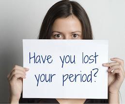 AMENORRHEA The loss of menstrual